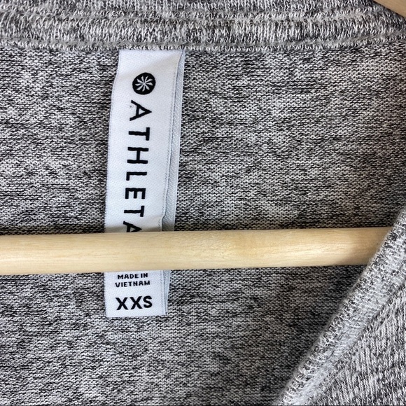 Athleta Mindful Pullover in Light Grey Heather - Picture 5 of 7